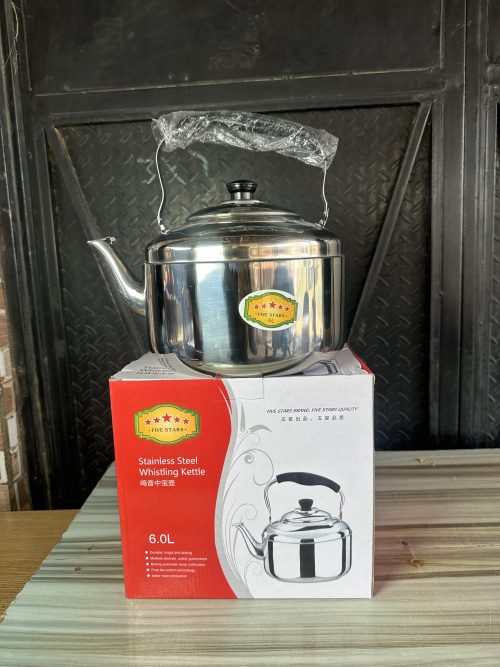 Stainless Whistling Kettle - 6 Liters