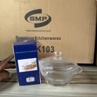 SMP Glass Pot - Comate Bowl with cover (Z3308)