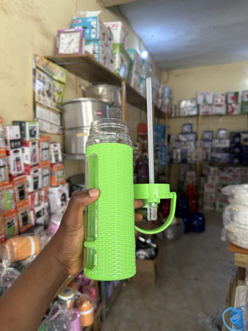 SMP Water Bottle with handle and straw