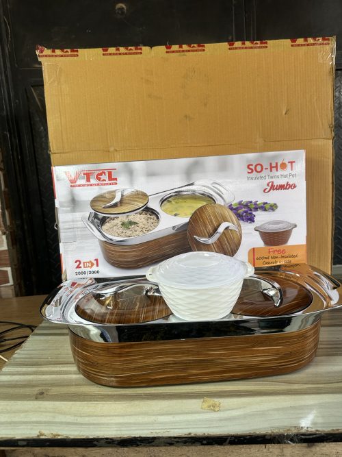 VTCL So-Hot Twins Hot Pot Dish Set 2 – Insulated Casserole