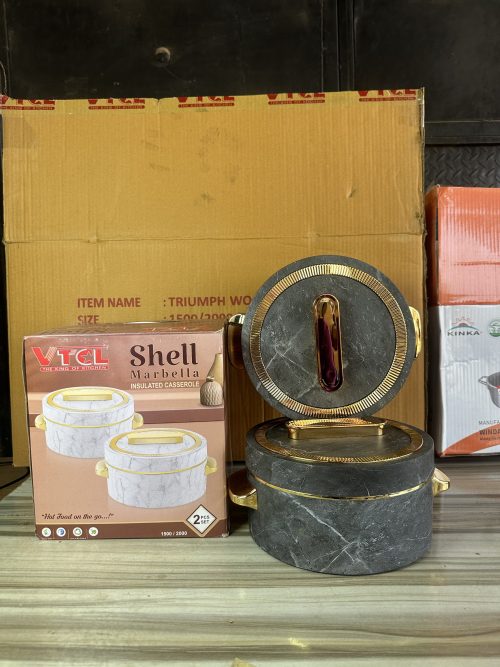 VTCL Shell Marbella Dish Set 2 – Insulated Casserole