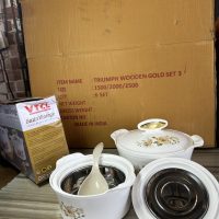 VTCL Satin Vintage Dish Set 2 – Insulated Casserole
