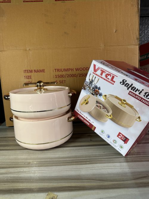 VTCL Safari Dlx Dish set 2 – Insulated Casserole