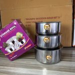 Nova Storage Bowl Stainless Steel Set 3