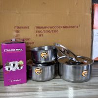 img_6985 Nova Storage Bowl Stainless Steel Set 3