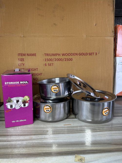 img_6985 Nova Storage Bowl Stainless Steel Set 3