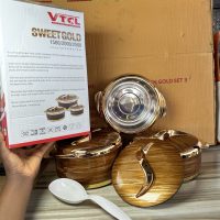 VTCL Sweet Gold  Dish set 3 – Insulated Casserole