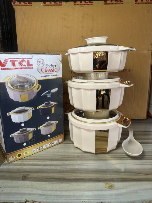 VTCL Shelter Classic Dish set 3 – Insulated Casserole