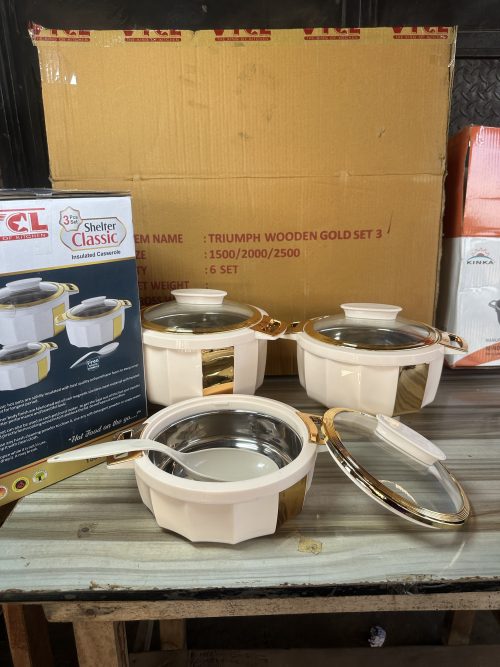 VTCL Shelter Classic Dish set 3 – Insulated Casserole