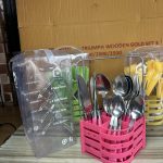 Colored Eating Spoon -24 pieces Cutlery