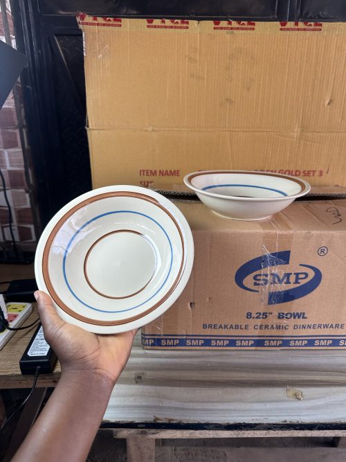 SMP Ceramic Soup Plate 8.25 inches - 1 piece