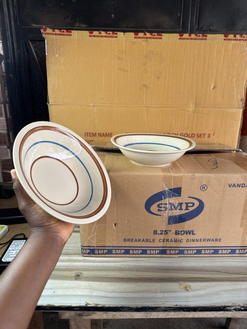 SMP Ceramic Soup Plate 8.25 inches - 1 piece