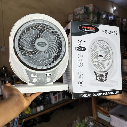 Eurosonic Electric Rechargeable Fan ES-2669
