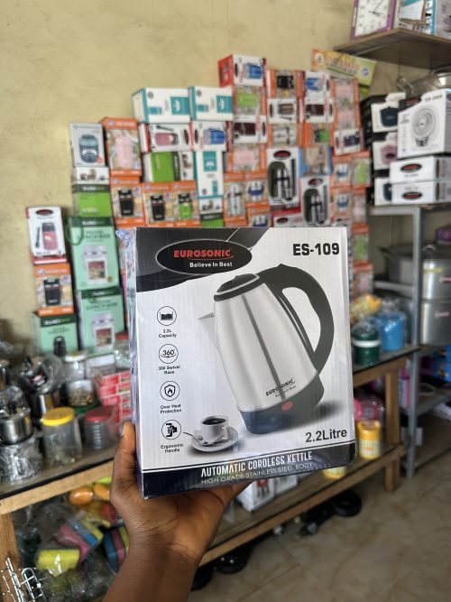 Eurosonic Cordless Electric kettle /Jug- 2.2 litres (ES-109)
