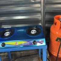 12.5KG Complete Gas Cylinder Bundle – 12.5kg Gas Cylinder, Regulator & Stainless Double Burner