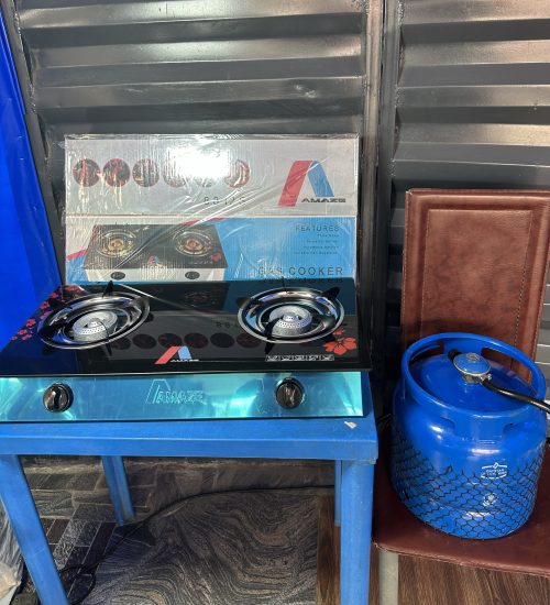 6KG Complete Gas Cylinder Bundle – 6kg Gas Cylinder, Regulator & Glass Double Burner