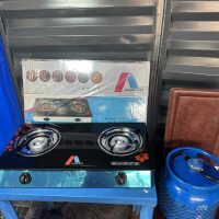 6KG Complete Gas Cylinder Bundle – 6kg Gas Cylinder, Regulator & Glass Double Burner