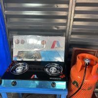 12.5KG Complete Gas Cylinder Bundle – 12.5kg Gas Cylinder, Regulator & Glass Double Burner