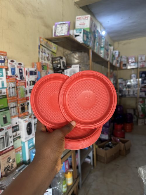 Plastic Disposable chin chin Plate - 25 pieces