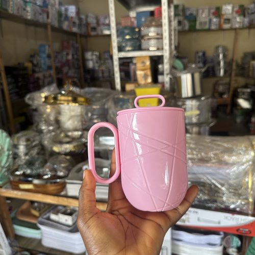 Plastic Cup with cover (Thick)