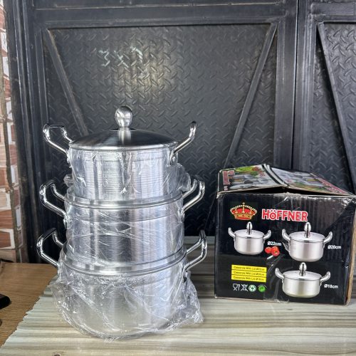 Hoffner Cooking Pot Set 3 pieces HF-3012