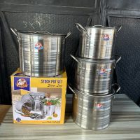Manna Stainless Stock Pot Small Size - 4 pieces