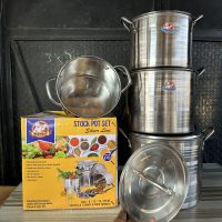 Manna Stainless Stock Pot Small Size - 4 pieces