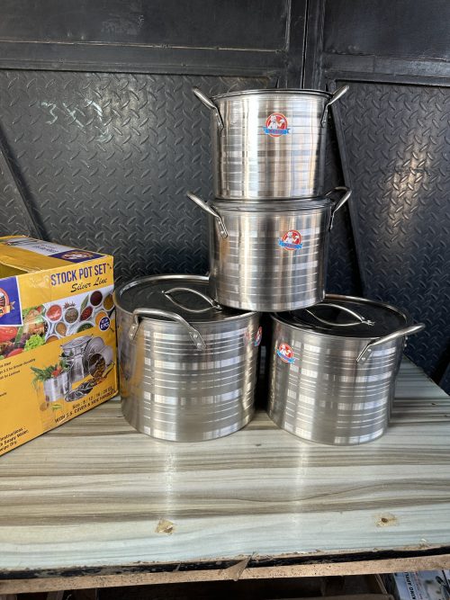 Manna Stainless Stock Pot Small Size - 4 pieces