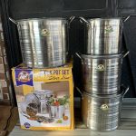 Manna Stainless Stock Pot Big Size - 4 pieces