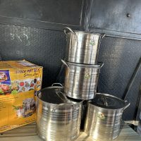 Manna Stainless Stock Pot Big Size - 4 pieces