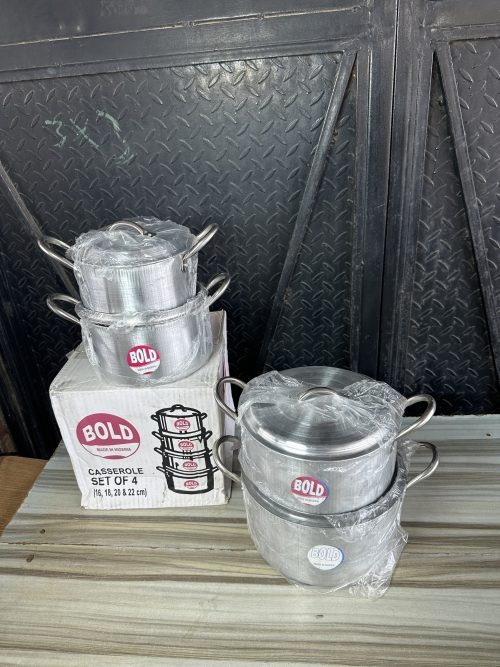 Bold Cooking Pot 4 pieces- 4 sets