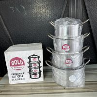 Bold Cooking Pot 4 pieces- 4 sets