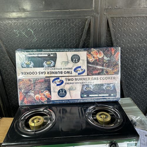 SMP Stainless Table Double Gas Burner with Auto Ignition – GC1006