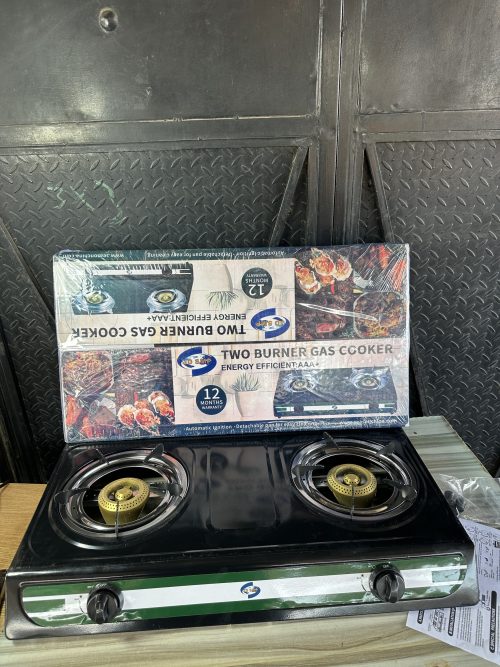 SMP Stainless Table Double Gas Burner with Auto Ignition – GC1006