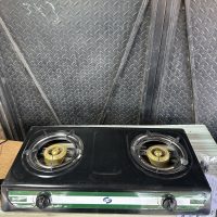 SMP Stainless Table Double Gas Burner with Auto Ignition – GC1006