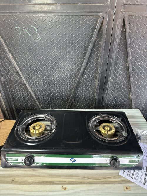 SMP Stainless Table Double Gas Burner with Auto Ignition – GC1006