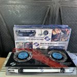 SMP Glass Table Double Gas Burner with Auto Ignition – GC1005