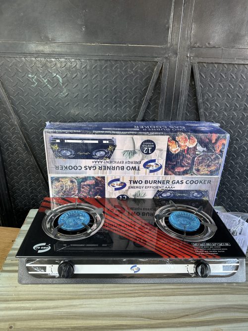 SMP Glass Table Double Gas Burner with Auto Ignition – GC1005