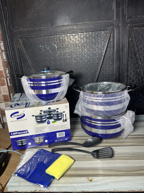 SMP Nonstick Cooking Pot Set – 3 pieces – NP-06