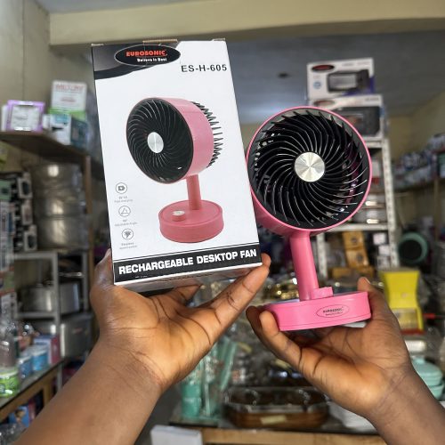 Eurosonic Electric Rechargeable Fan ES-H-605
