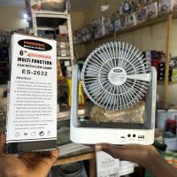 Eurosonic Electric Rechargeable Fan 6 inches ES-2632