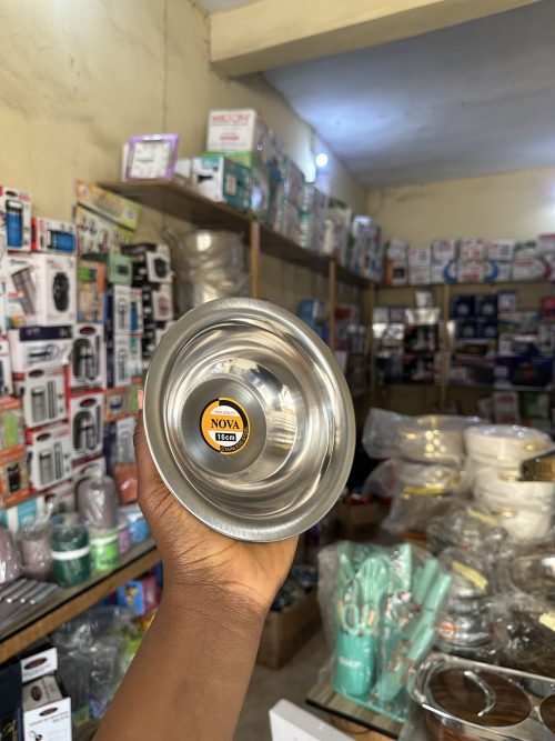 Nova Stainless Soup Plate - 16cm