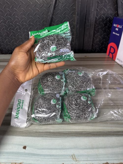 Stainless Scouring Sponge Big Size  - 1 piece