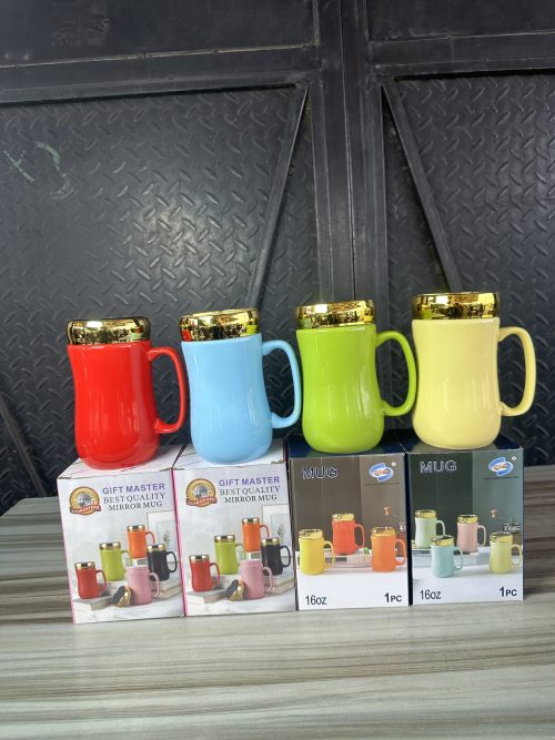 Mirror Mug Colour - Mug cup with Mirror cover – 1 piece