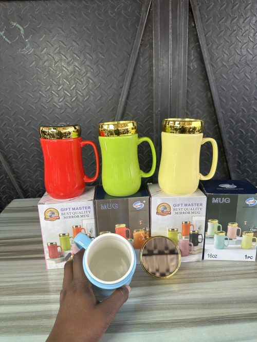 Mirror Mug Colour - Mug cup with Mirror cover – 1 piece
