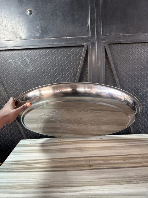 Nova Stainless Serving Tray Flat - 65cm (Thick)