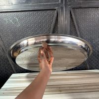 Nova Stainless Serving Tray Flat - 65cm