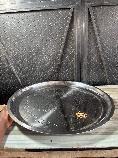 Nova Stainless Serving Tray Flat - 65cm