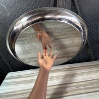 Nova Stainless Serving Tray Flat - 60cm (Thick)