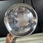 Nova Stainless Serving Tray Flat - 55cm (Thick)